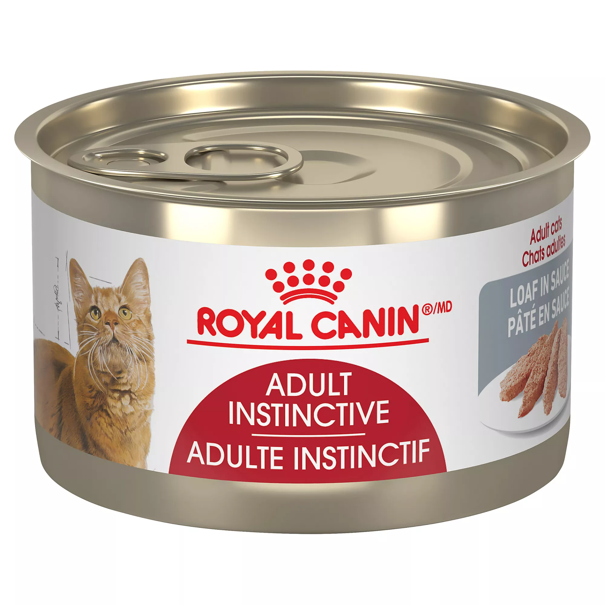 Royal Canin Feline Health Nutrition Adult Instinctive Loaf in Sauce Canned Cat Food