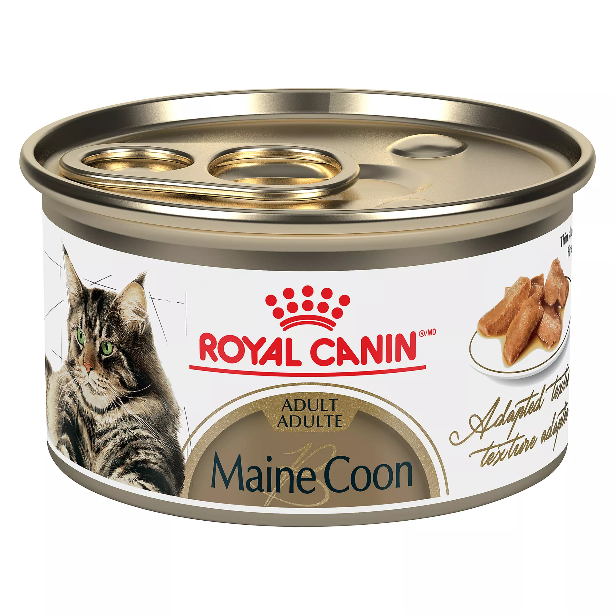 Royal Canin Feline Breed Nutrition Maine Coon Thin Slices In Gravy Canned Cat Food