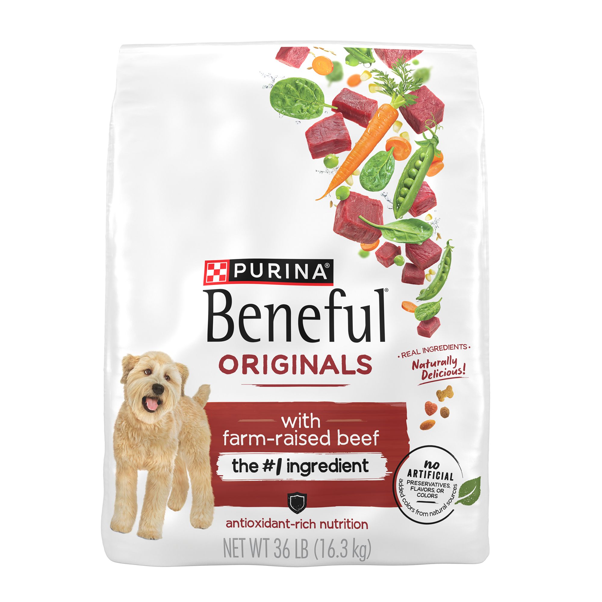 Purina Beneful Originals Adult Dog Dry Food Farm Raised Beef