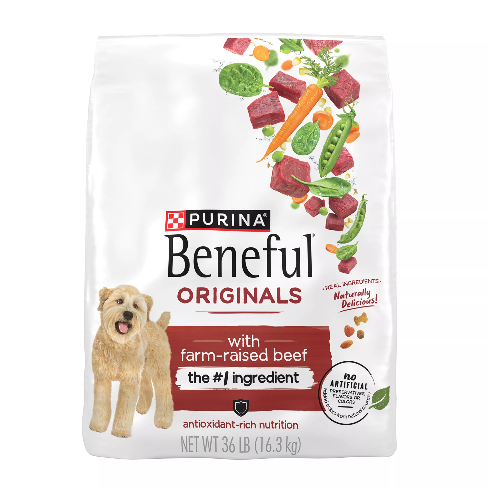 Purina Beneful Originals Adult Dog Dry Food - Farm Raised Beef