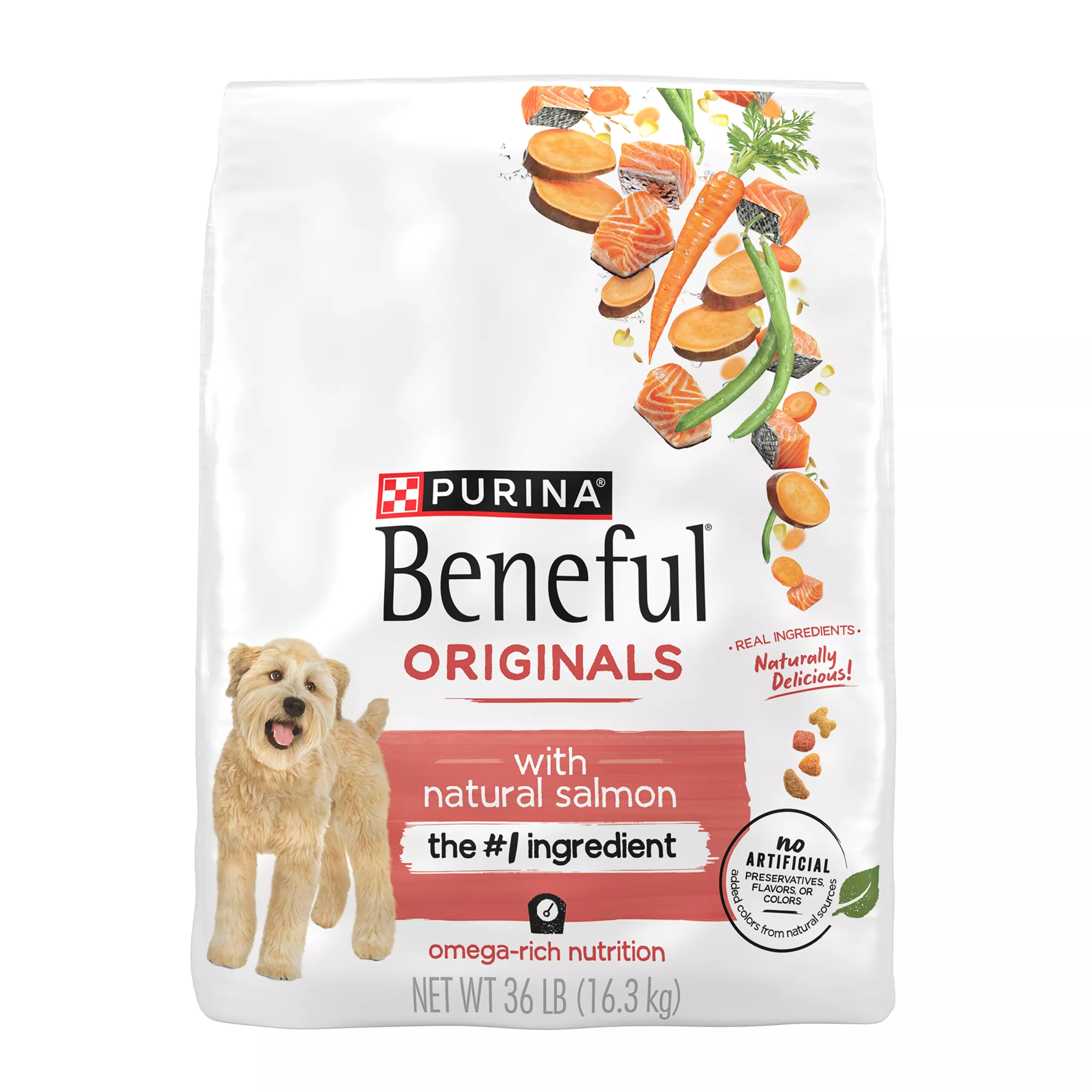 Purina Beneful Originals Adult Dog Dry Food - Natural, Salmon