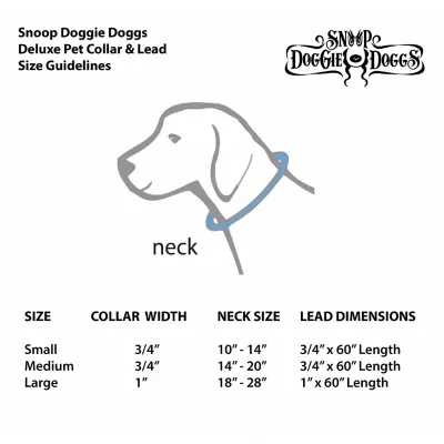 Product Snoop Doggie Doggs Off The Chain Dog Collar