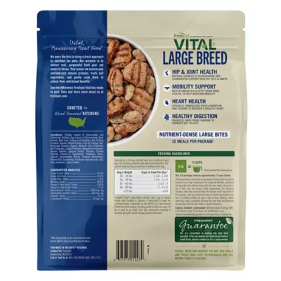 Product FreshPet Vital Large Breed Adult Fresh Dog Food - Chicken, Beef, Egg & Salmon Recipe 5 LB