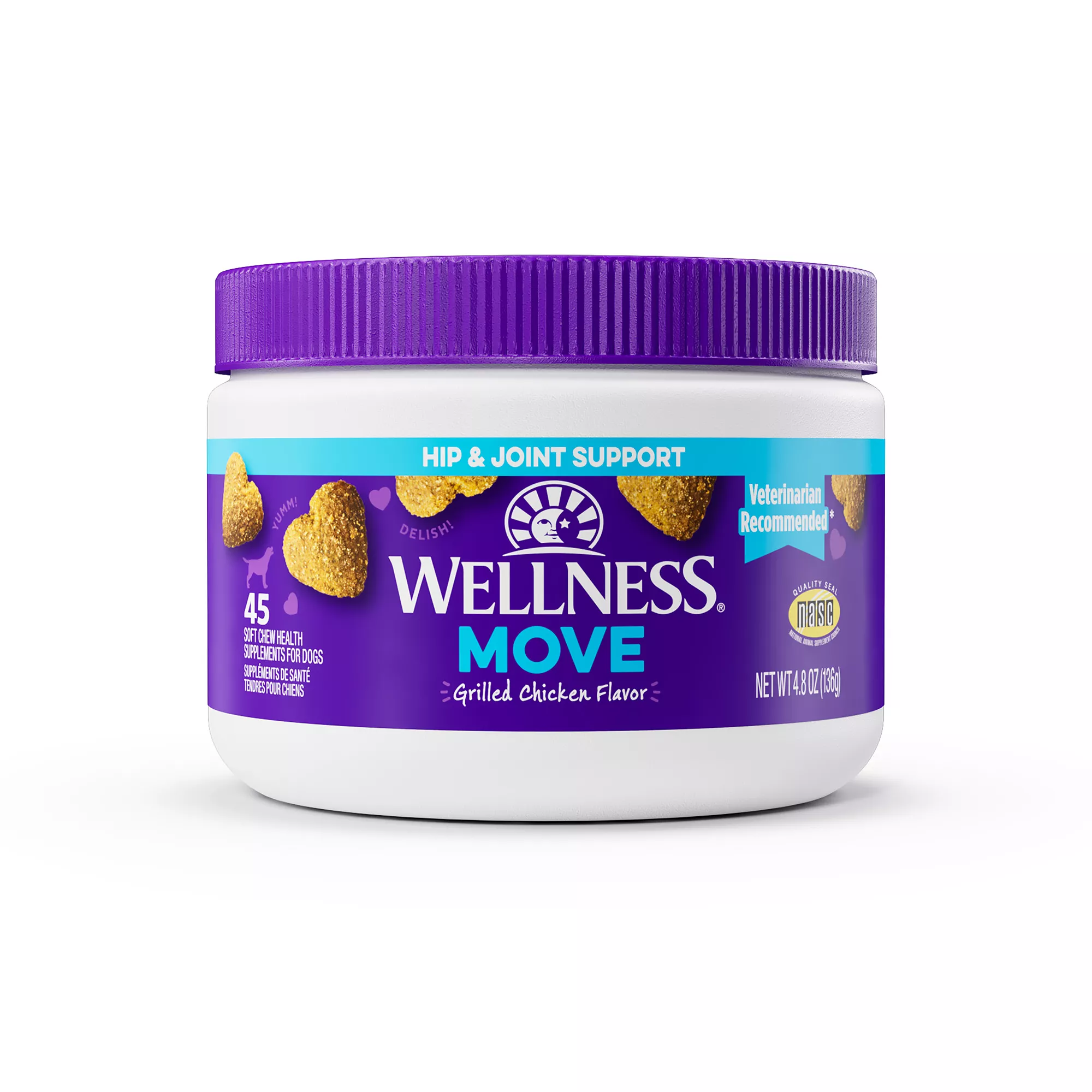 Wellness® Move Hip & Joint Support Soft Chews