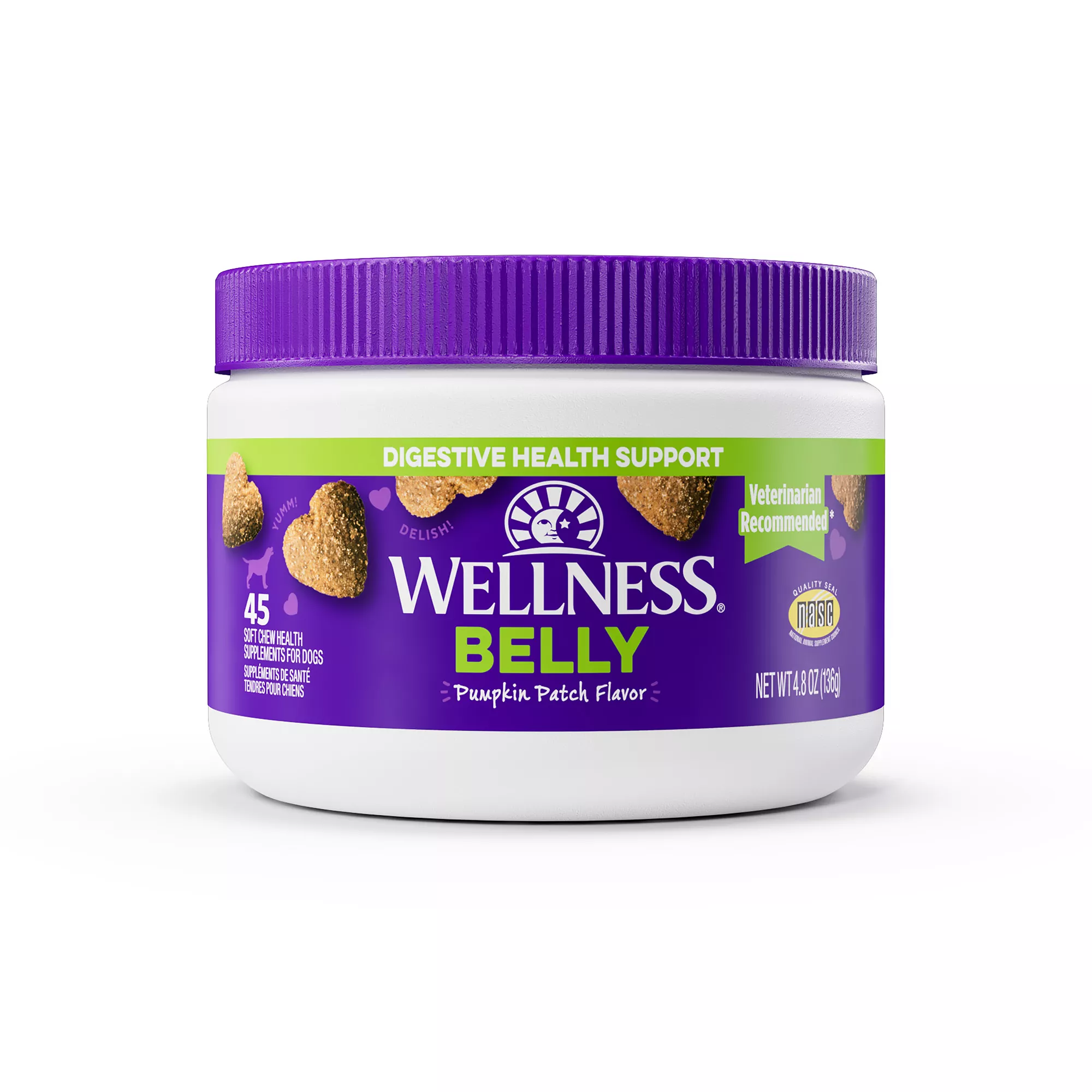 Wellness® Belly Digestive Health Support Soft Chews