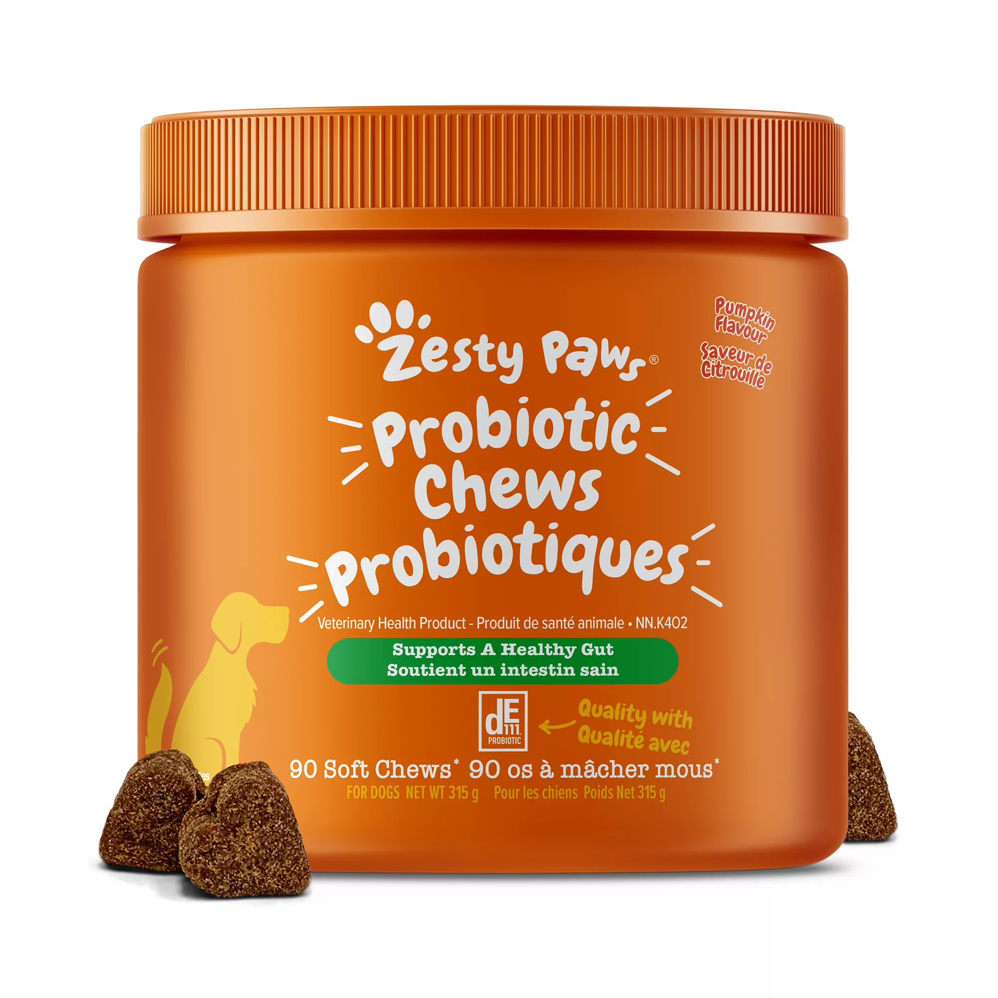 Zesty Paws  Probiotic Chews - Pumpkin