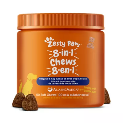 Product Zesty Paws 8-in-1 Chews Supplements - Peanut Butter