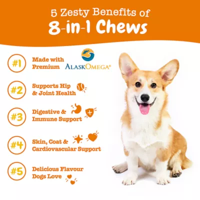 Product Zesty Paws 8-in-1 Chews Supplements - Peanut Butter