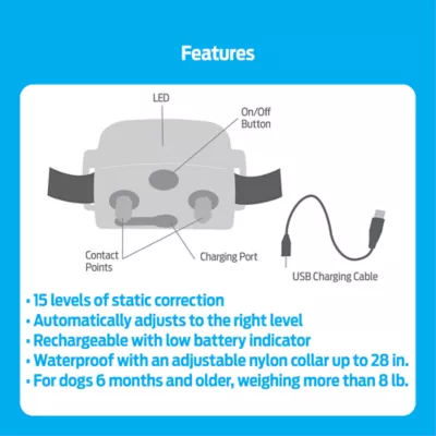 Product Premier Pet Rechargeable Bark Collar - Rechargeable - Adjustable & Waterproof