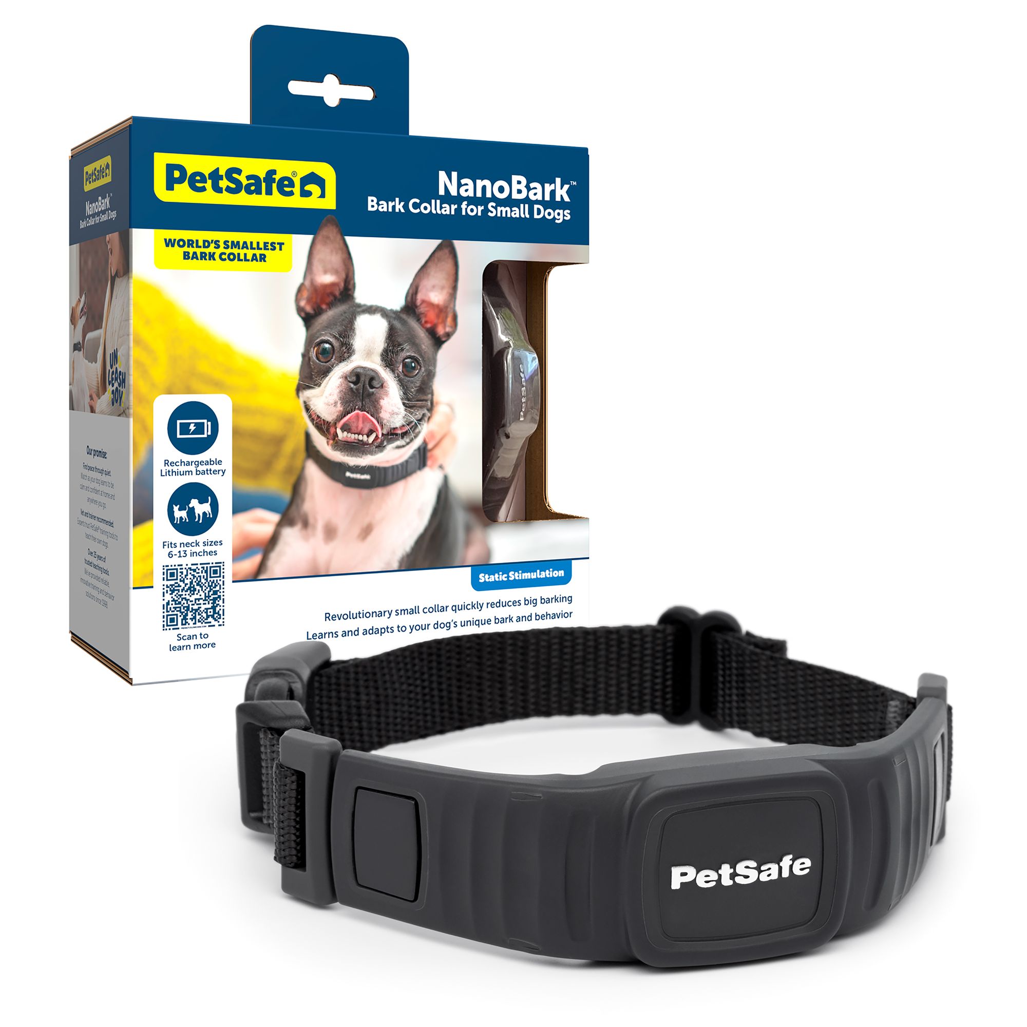 Dog Collar Small - Contour Grey