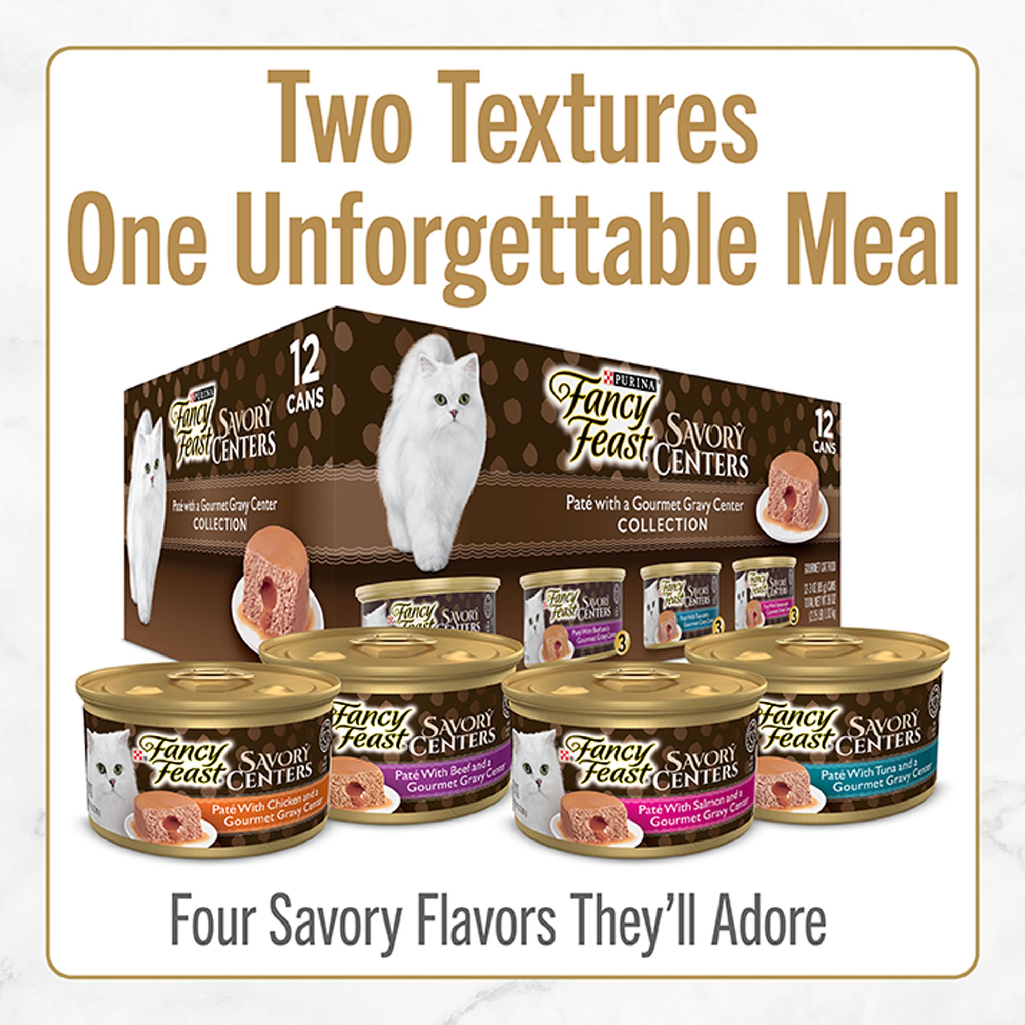 Fancy Feast Savory Centers - Pate, Beef - thumbnail 4