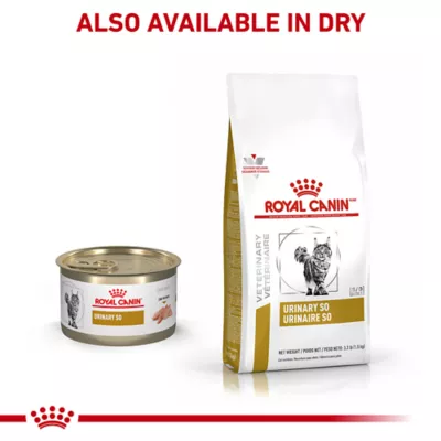 Royal Canin Veterinary Diet Urinary So Loaf Pate Adult Wet Cat Food 5.1 oz Can 12 Count