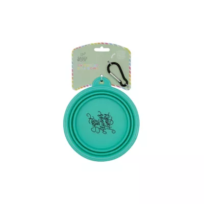 Product Sassy Woof Sweet But Always Hangry Collapsible Dog Bowl