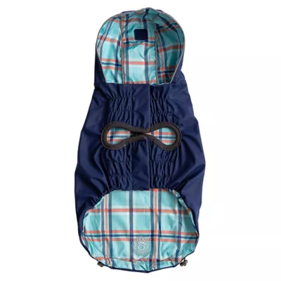 GF PET® Elasto-fit® Plaid Reversible Dog Raincoat - Image 2