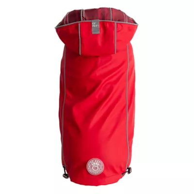 GF PET® Elasto-fit® Plaid Reversible Dog Raincoat - Image 1