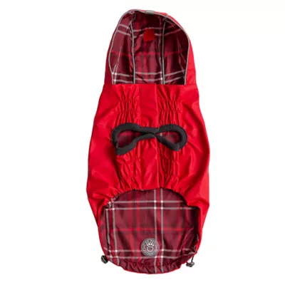 Product GF PET® Elasto-fit® Plaid Reversible Dog Raincoat