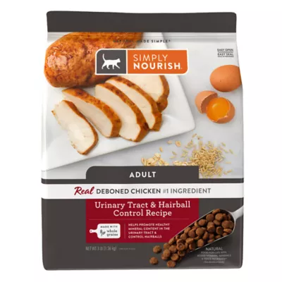 Product Simply Nourish® Urinary Tract & Hairball Control Adult Dry Cat Food - Natural, Chicken
