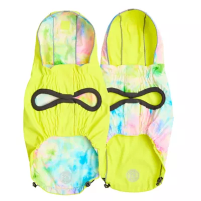 GF PET® Elasto-fit® Neon Reversible Dog Raincoat - Image 3