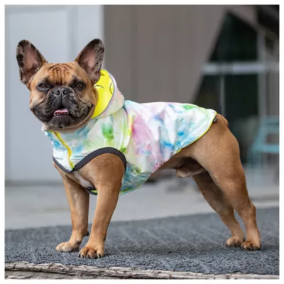 GF PET® Elasto-fit® Neon Reversible Dog Raincoat - Image 5