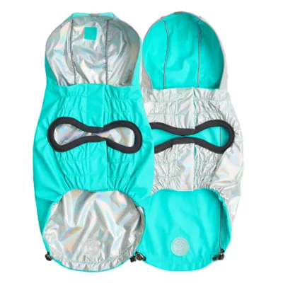 GF PET® Elasto-fit® Neon Reversible Dog Raincoat - Image 3