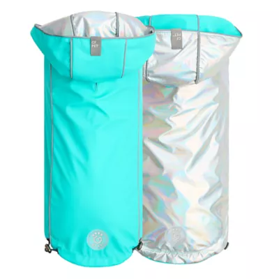 GF PET® Elasto-fit® Neon Reversible Dog Raincoat - Image 1