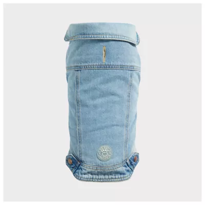 GF PET® Elasto-fit® Light Wash Denim Dog Jacket - Image 1