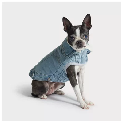 GF PET® Elasto-fit® Light Wash Denim Dog Jacket - Image 2