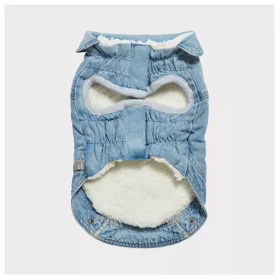 GF PET® Elasto-fit® Light Wash Denim Dog Jacket - Image 3