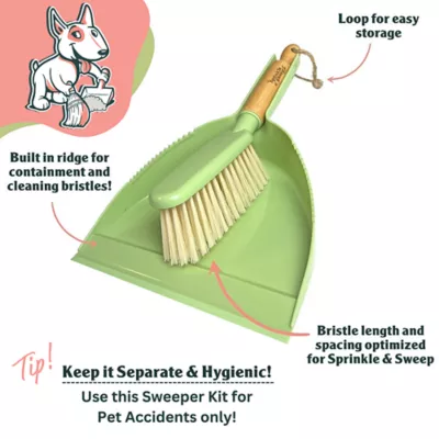 Product Sprinkle & Sweep® Dustpan Set for Pet Mess Cleanup