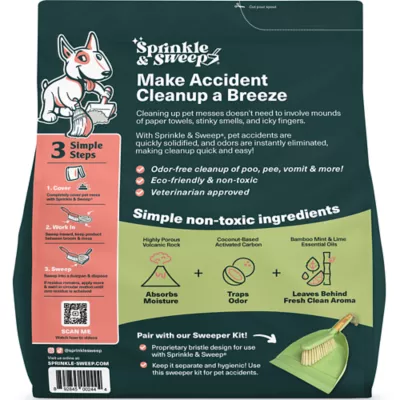 Product Sprinkle & Sweep Ultimate Pet Mess Absorbent & Odor Eliminator