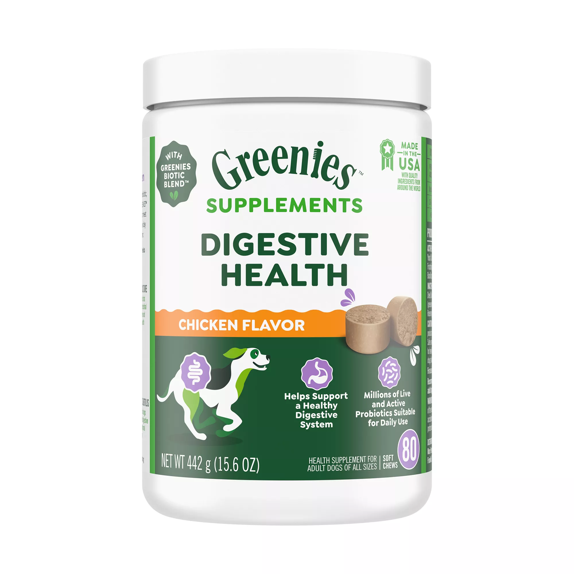 Greenies Digestive Health Supplements