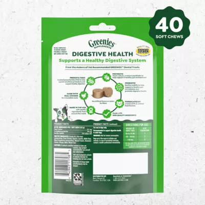Greenies Dog Digestive Health Supplements, Active Probiotics, Chicken Flavor, 40-80 Count - Image 10