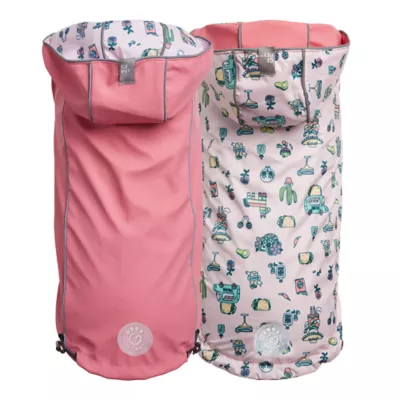 GF PET® Elasto-fit® Printed Reversible Dog Raincoat - Image 1