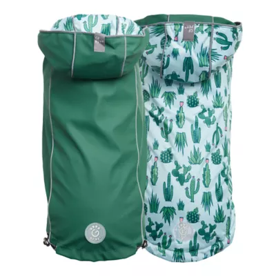 GF PET® Elasto-fit® Printed Reversible Dog Raincoat - Image 1