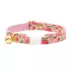 Made By Cleo® Pretty in Peony Pink Floral Breakaway Cat Collar image thumbnail 1