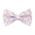 Made By Cleo® Daisies Purple Floral Cat Bow Tie image thumbnail 1