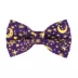 Made By Cleo® Moonlight Purple Moon & Stars Cat Bow Tie image thumbnail 1