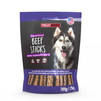 Product Treatworx Beef Sticks with Superfoods.