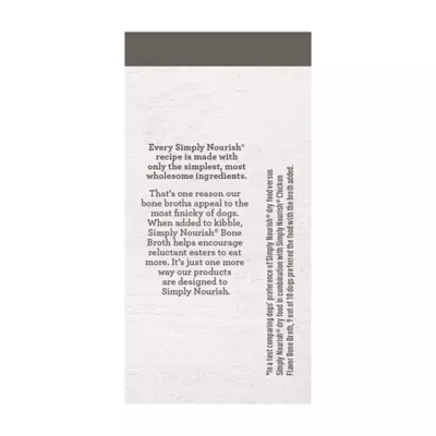 Product Simply Nourish Bone Broth Meal Complement Adult Dog Food Topper 11.16 oz
