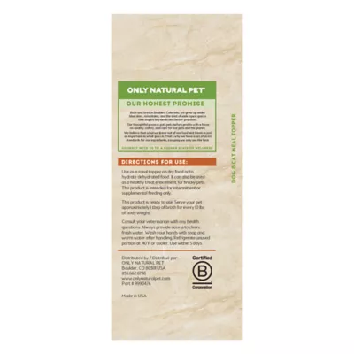 Product Only Natural Pet Bone Broth Dog Food Topper - 11.16 OZ