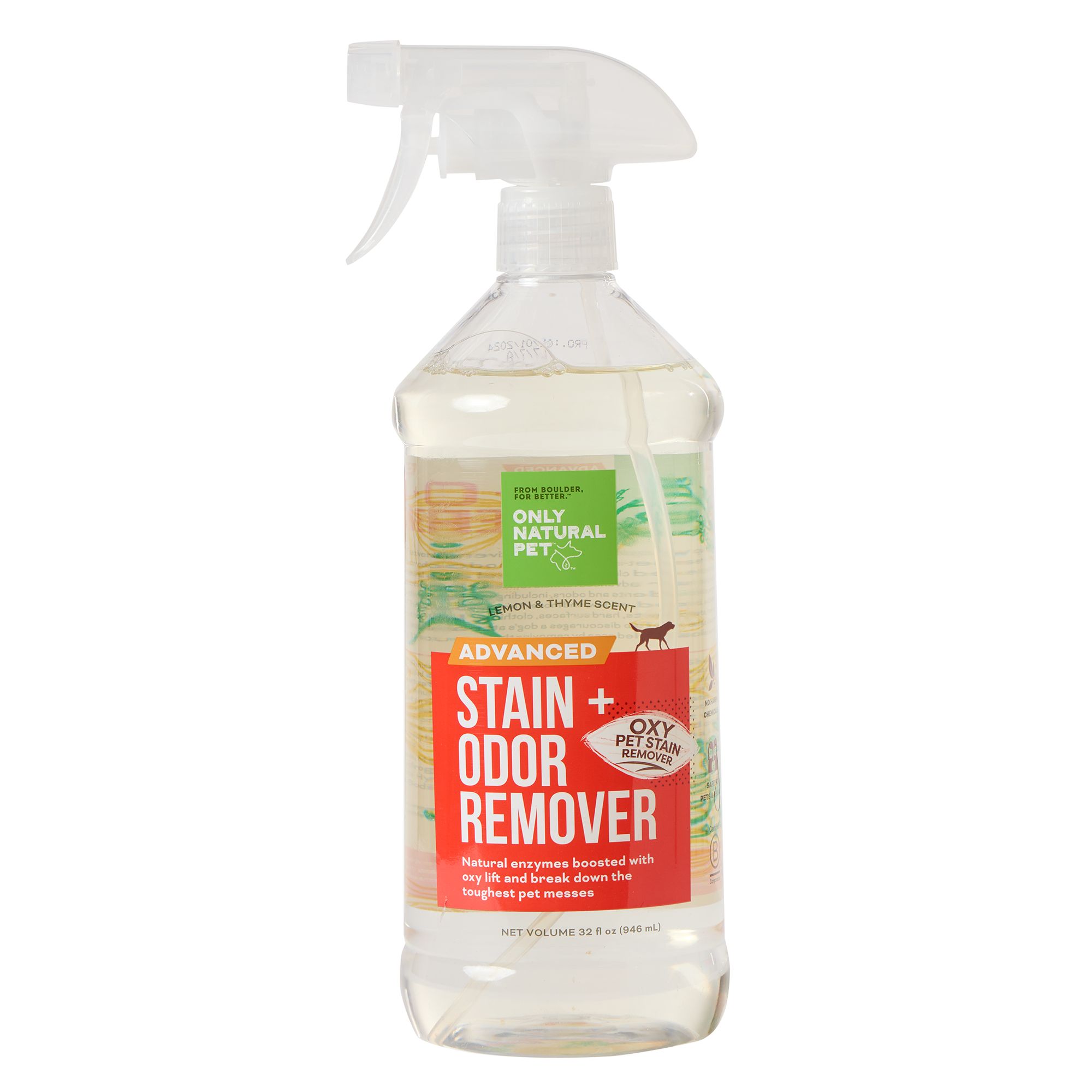 Only Natural Pet Lemon Thyme Scent Advanced Stain Odor Remover