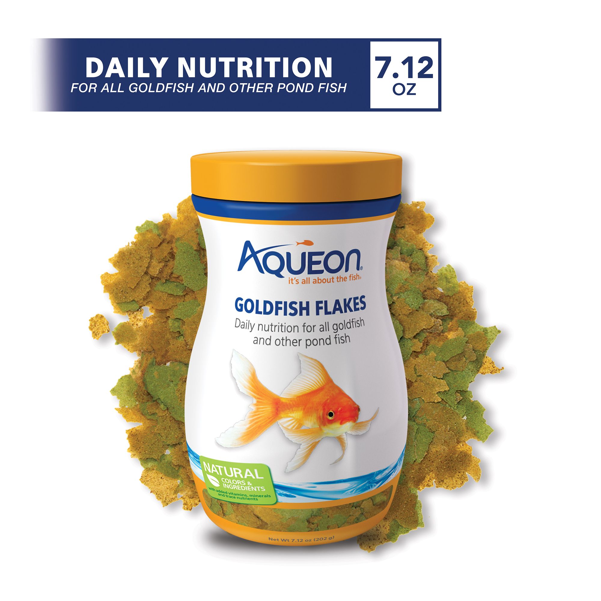 Aqueon® Goldfish Flakes Fish Food Complete Diet - thumbnail 2