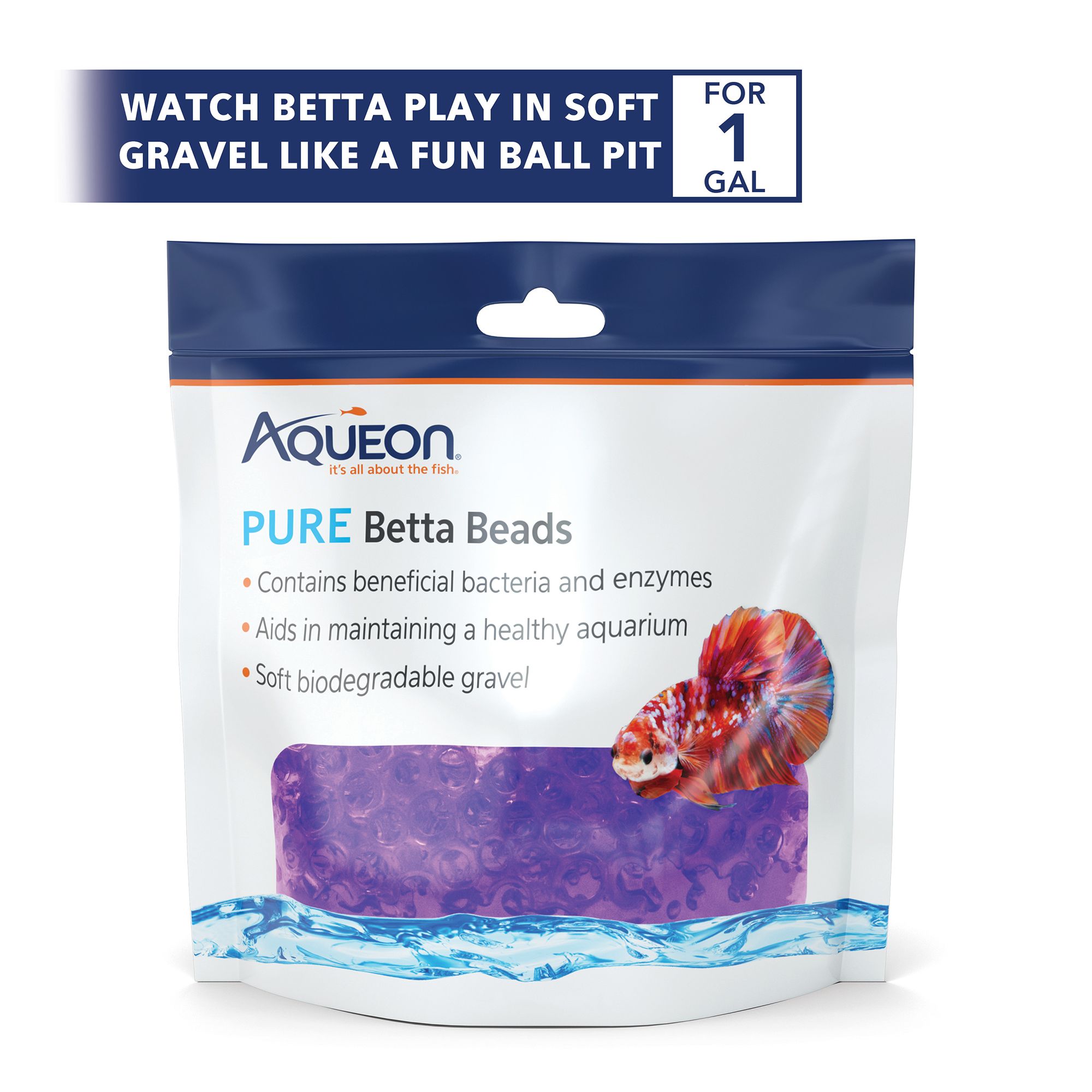 Aqueon® Betta Beads for Betta Fish Tanks - thumbnail 3