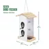 All Living Things® Wild Bird White & Black Feeder image thumbnail 2