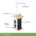 All Living Things® Wild Bird White & Black Feeder image thumbnail 3