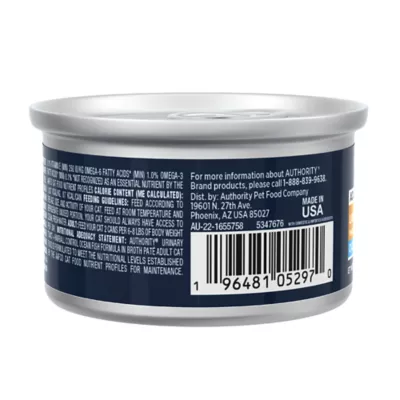 Product Authority Urinary Tract Heath & Hairball Control Adult Cat Food - Pate, 3 OZ