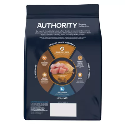 Product Authority Urinary Tract Health & Hairball Control Adult Cat Food - Chicken
