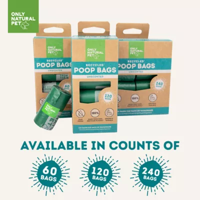 Product Only Natural Pet® Recycled Poop Bags