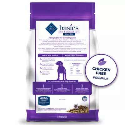 Product Blue Buffalo Basics Skin & Stomach Care Adult Dog Food - Turkey