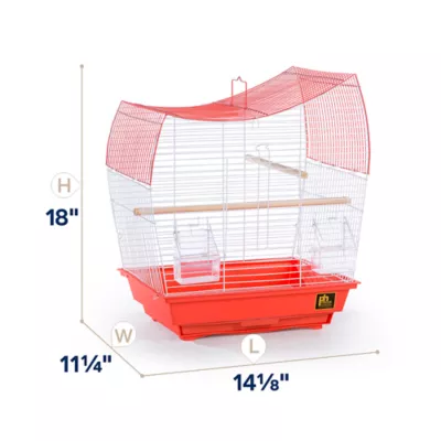 Product Prevue Pet Products South Beach Dome Top Bird Cage Coral